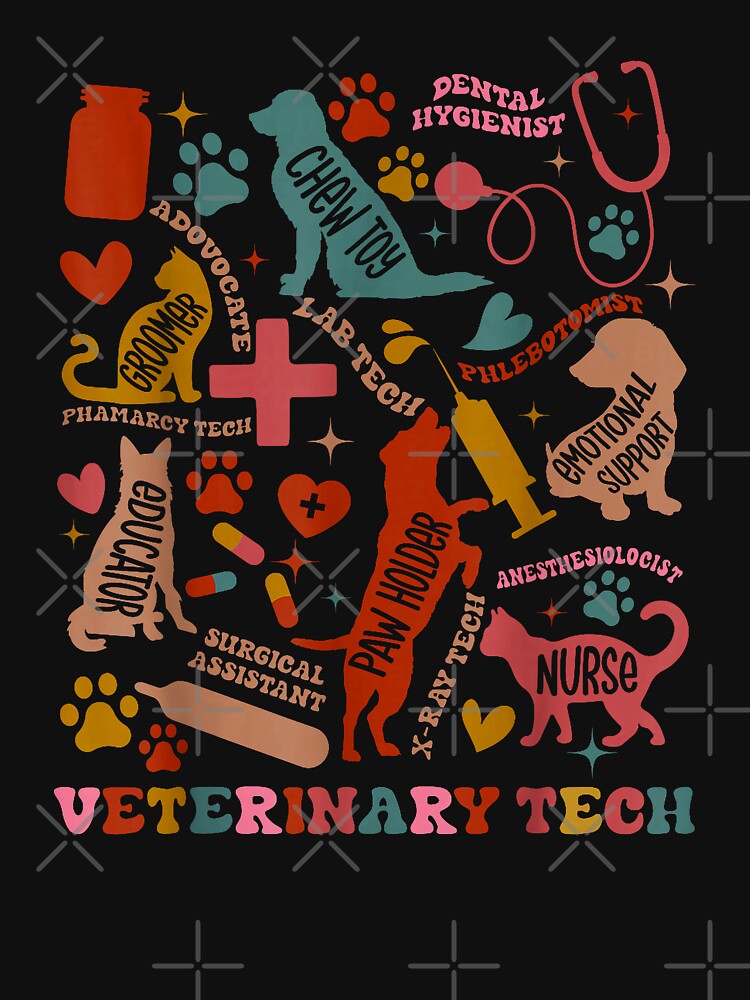 Veterinary Tech Paw Holder Nurse Veterinary Technician by MerchDeviant