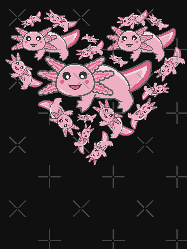 Cute Heart Made of Axolotls by eternallygifted