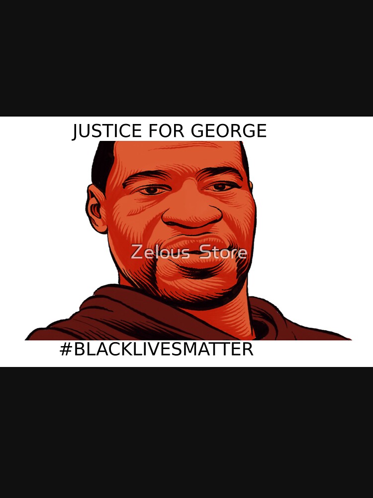 Justice for George floyd - black lives matters Slim Fit T-shirt by Zelous  Store