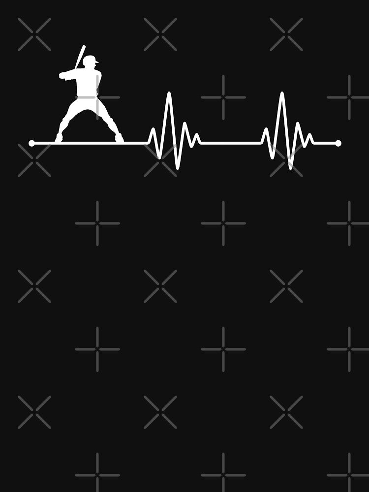 Baseball Heartbeat Baseball Pulse Outfit by tshirtexpressiv