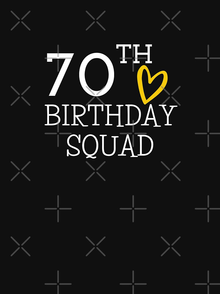 70th birthday squad funny 70th 1950 birthday birth bday squad family party present by RACH STORE