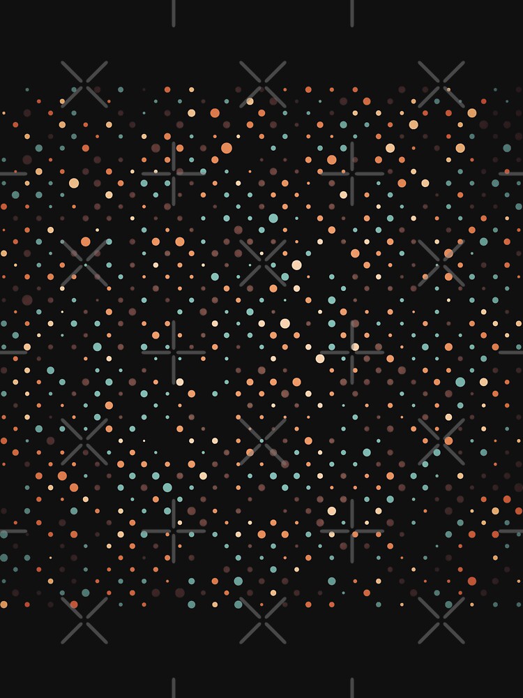 Retro style of the 70s Pattern dots by sbsteam2000
