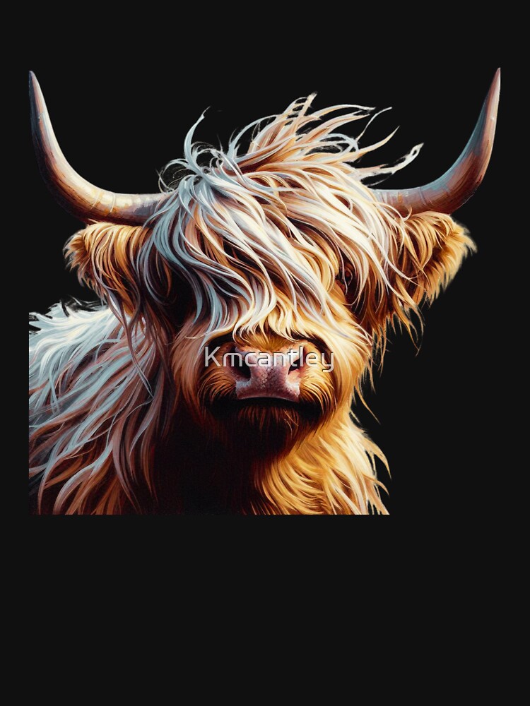 Highland Cow Painting, Heilen Coo, Scottish Cow, The Highlands by Kmcantley