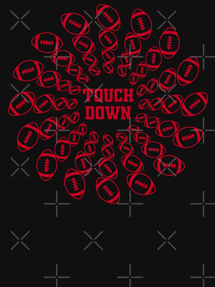 Mandala Touch Down American Football by S Cube Design