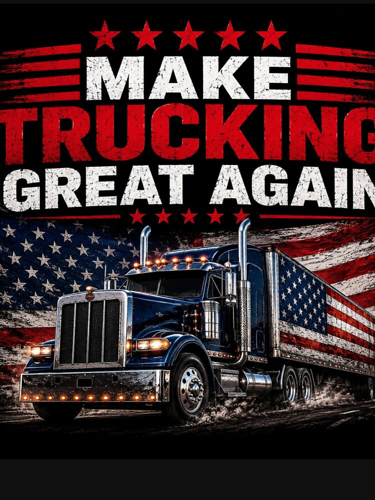 Make trucking great again Patriotic semi truck shirt by Diesel outlaw