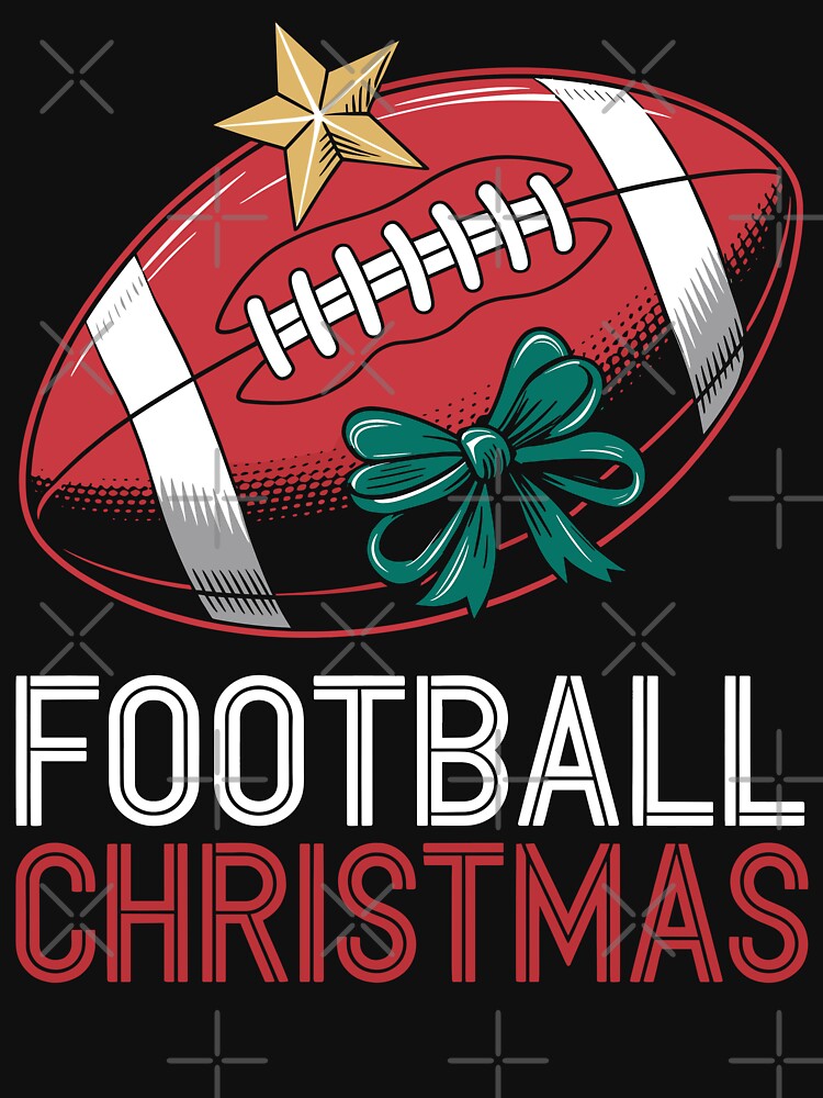Football Christmas Fun Holiday Sports American Football by Quirky Shirts