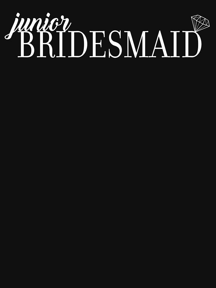Kids Junior Bridesmaid Girls Cute Bridal Wedding Party by Creekman Designs