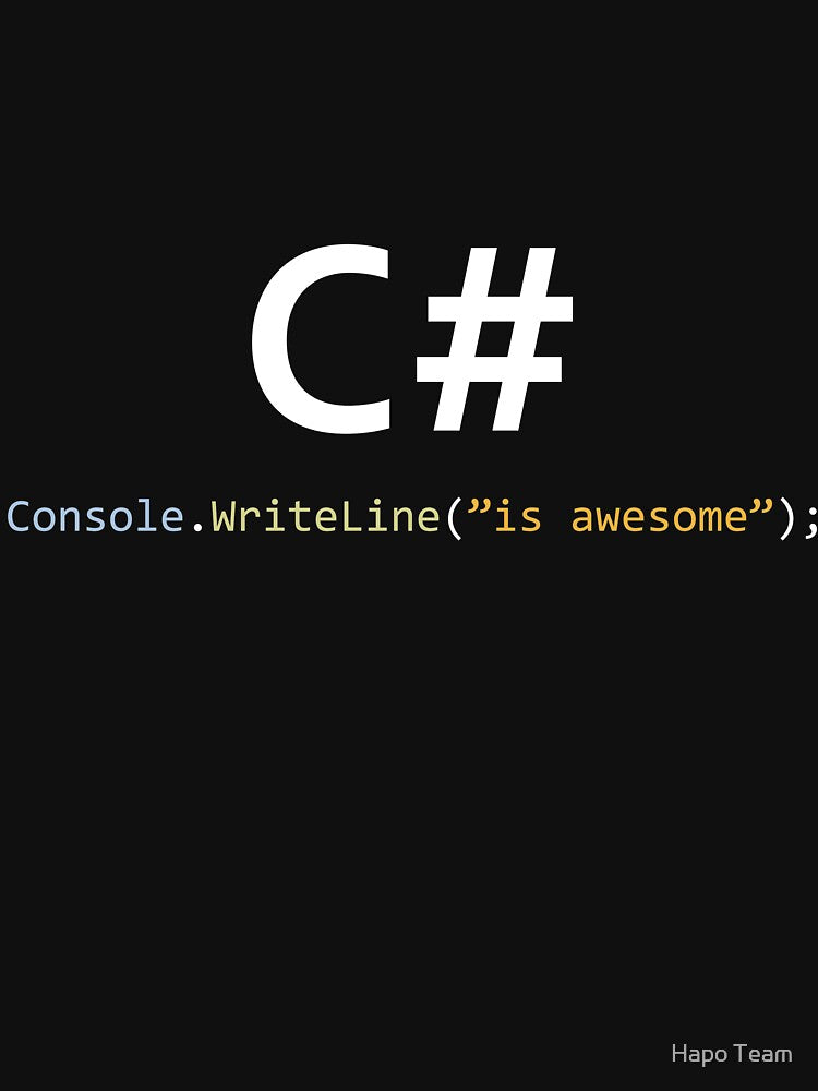 C# is awesome - Computer Programming by Hapo Team