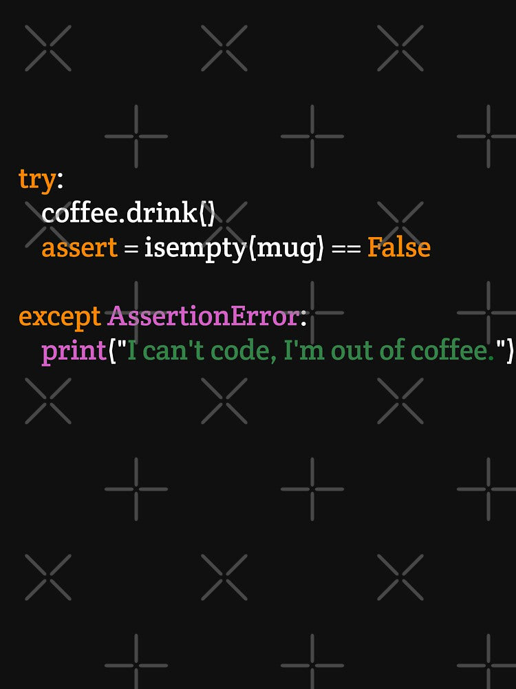Coffee Addicted Python Programmer Code by cerenalkan