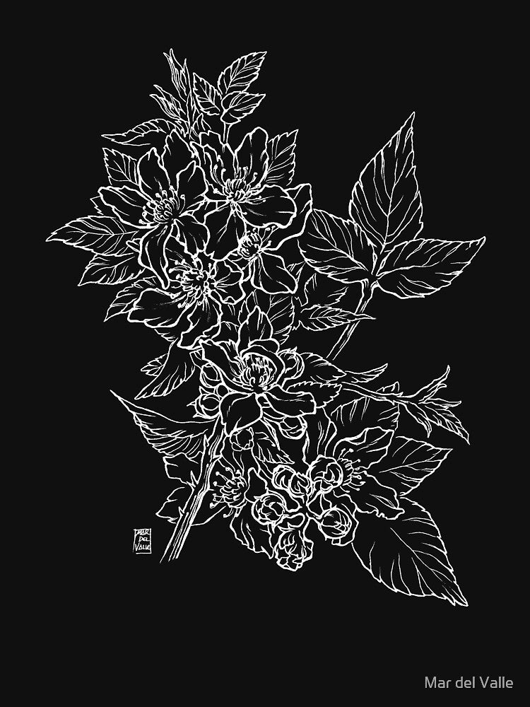 Blackberry - White Line by Mar del Valle
