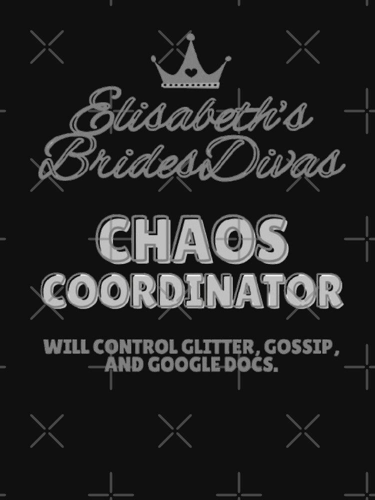 BridesDivas Series: "The Chaos Coordinator" in Silver Sparkle by Inktypolis