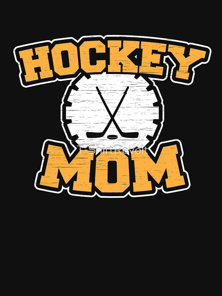 Hockey Mom Shirt Ice Hockey Parents T-Shirt by T-ShirtRevolt