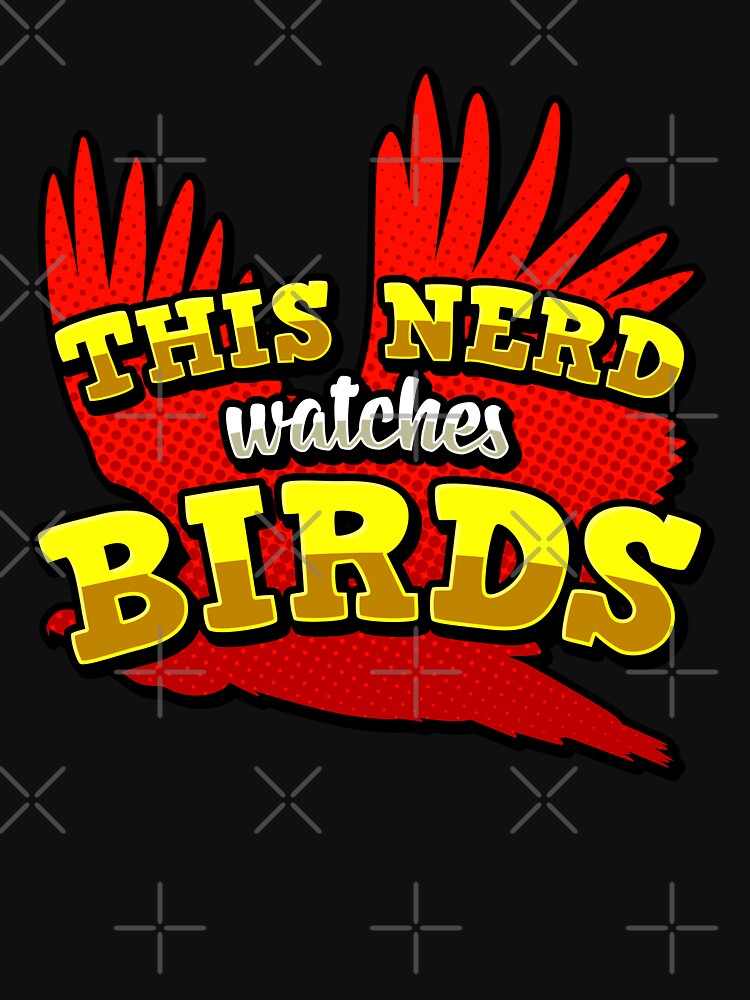 Bird Nerd This Nerd Watches Birds by Hananiah Merch