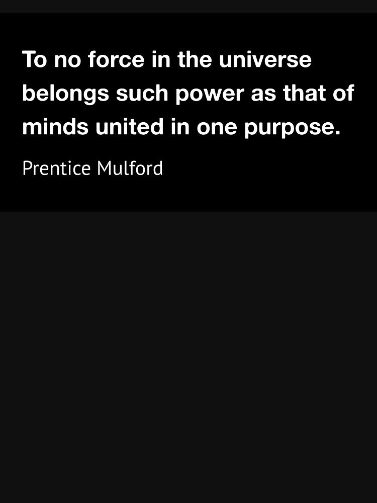 Prentice Mulford mind united - black by topower