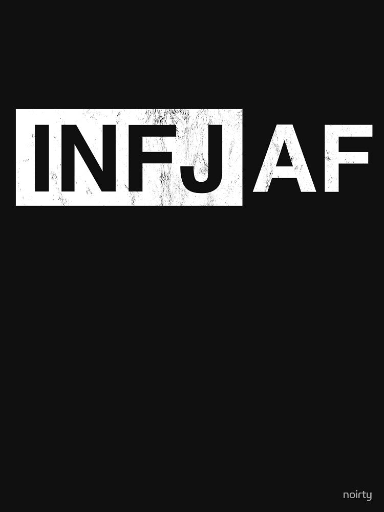 Funny Introvert Infj Af Sarcastic Personality Humor Design by noirty