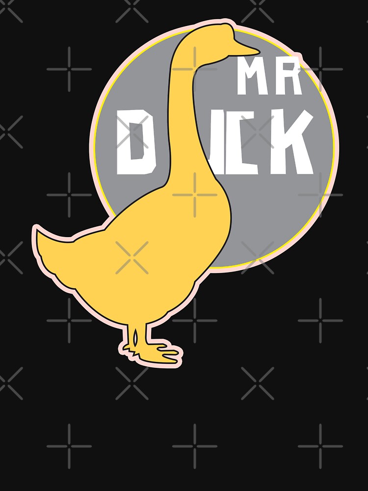 Mr Duck funny conception unisexe duck humor by Drago Art
