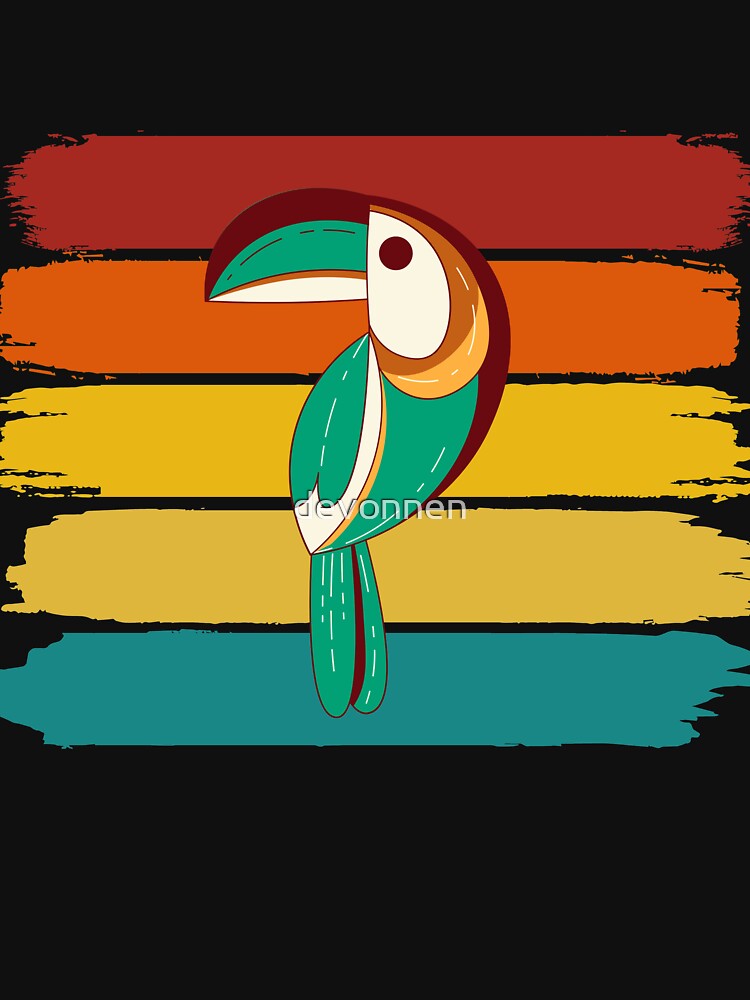 Parrot Watching You T-shirt by devonnen