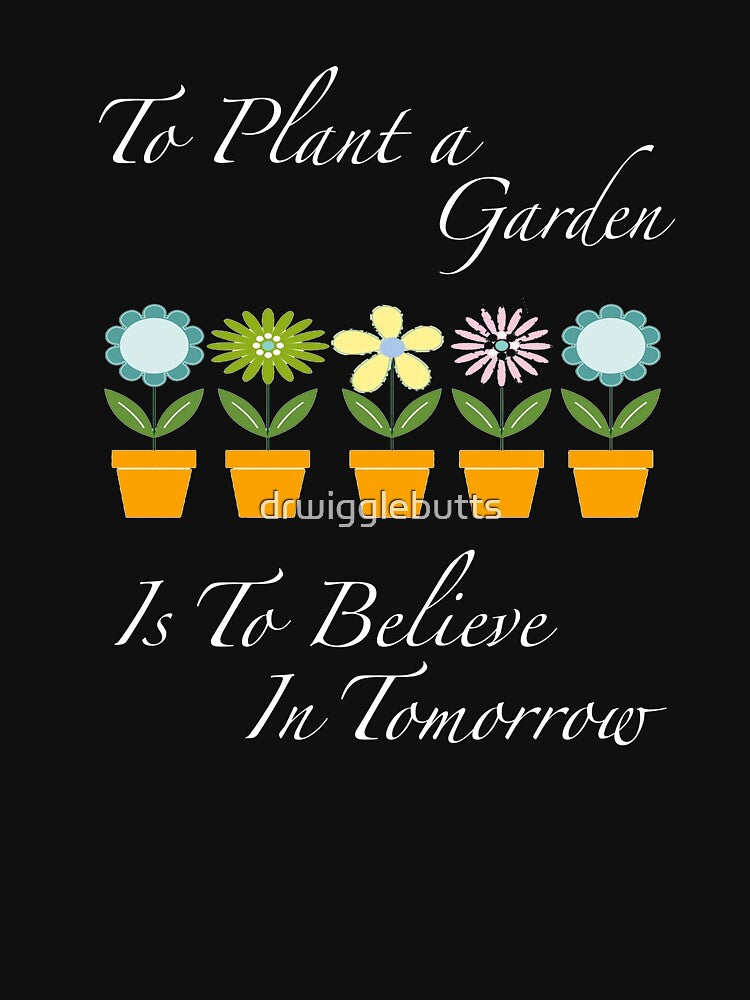 To plant a garden flower pots by drwigglebutts