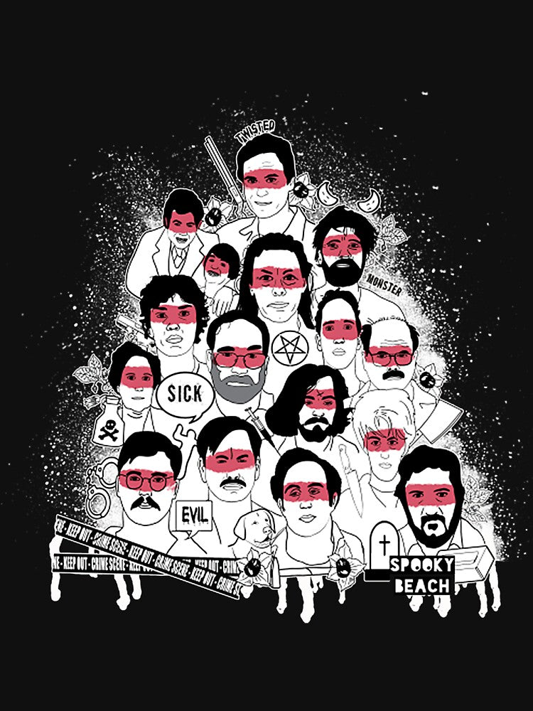 True Crime Art T-Shirt by comezz3478