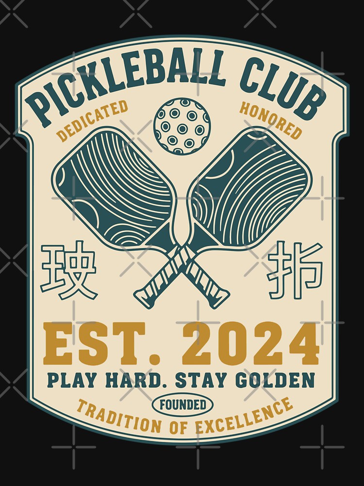 Pickleball Club Est 2024 Funny Player Love by LuminOrb