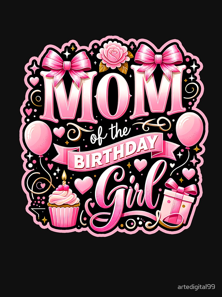 Birthday Girl Squad – Family Birthday Celebration Design by artedigital99
