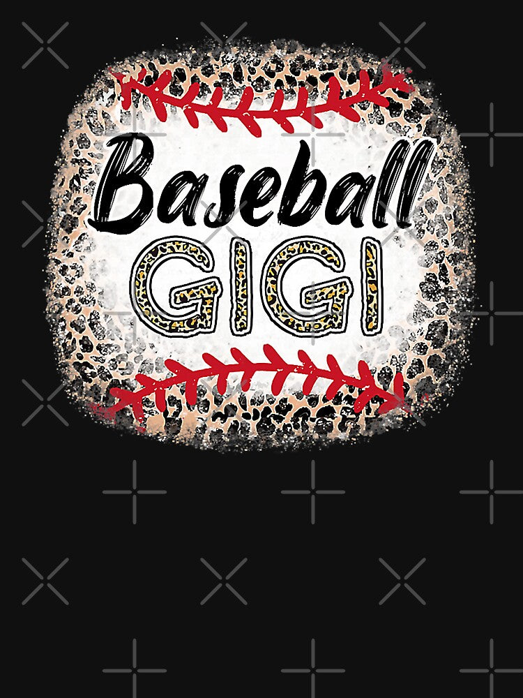 Bleached Baseball Gigi Leopard Softball Mom Mothers Day by MichelSorour