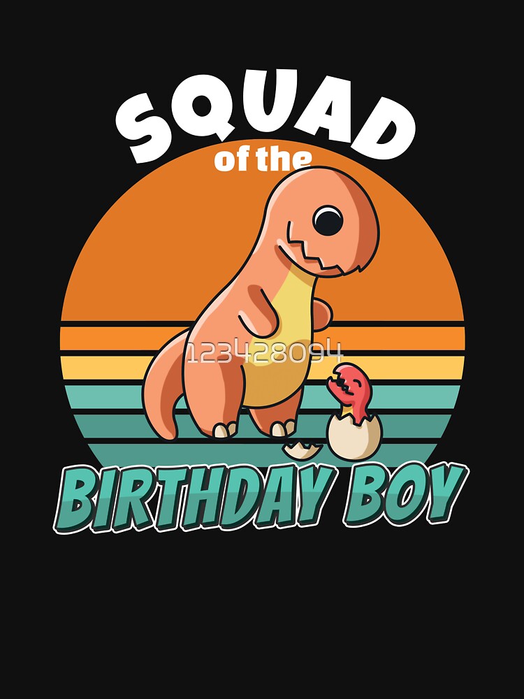 Squad of the Birthday Boy Squad Party Gifts Squad Family Matching by 123428094