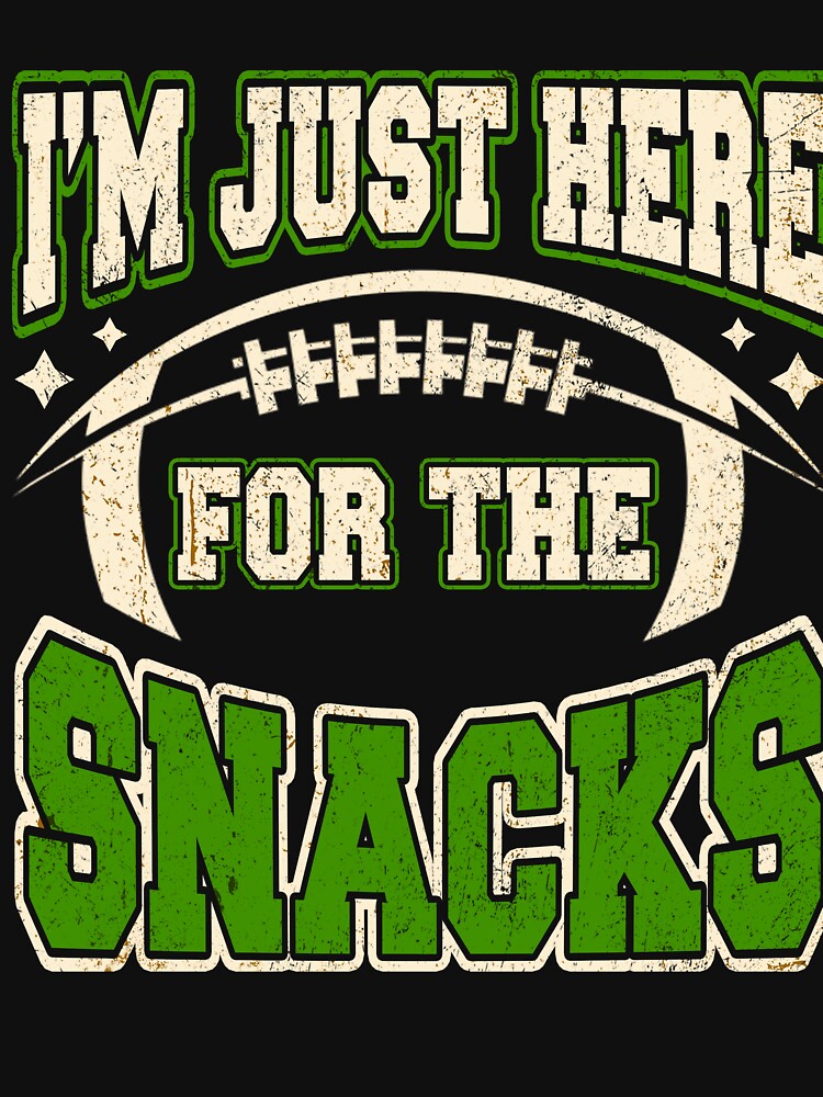 Football I'm Just Here For The Snacks by Patchina