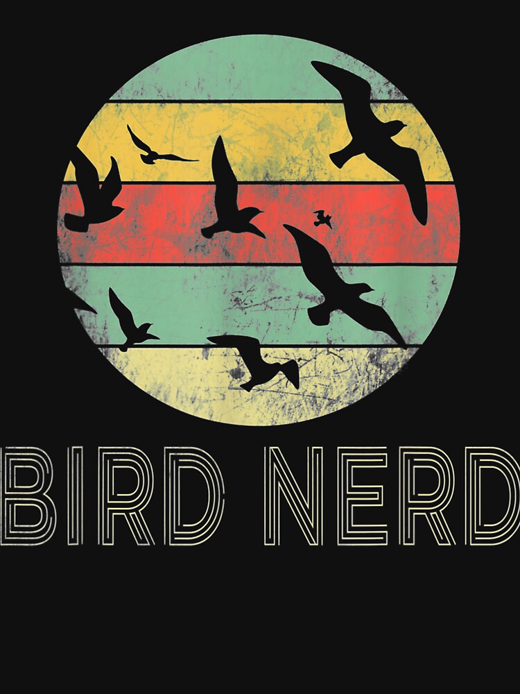 Retro Vintage Birding Bird Watching Funny Bird Watcher by Saiyarad