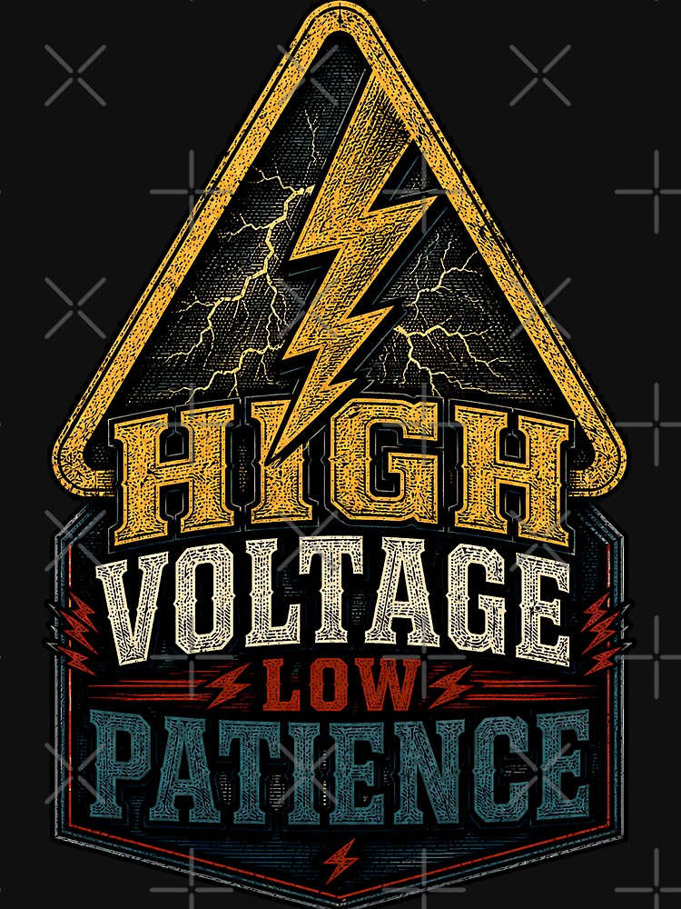 powerline worker art - High Voltage Low Patience by RoyalOrderGallery