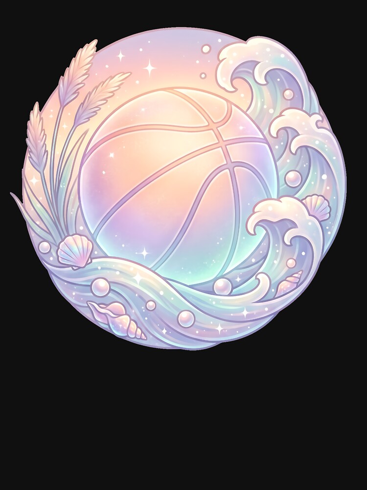 Pastel Ocean Basketball Dreamscape Aesthetic by MythicCotton