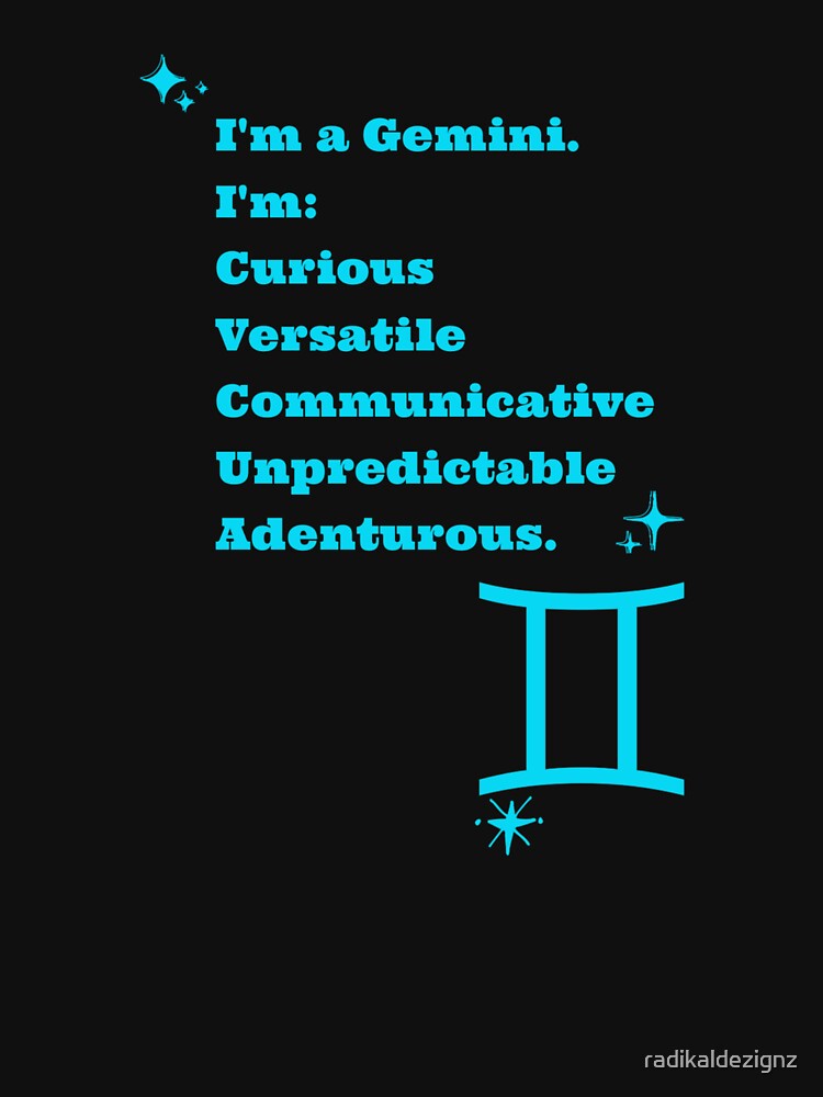 Gemini Traits by radikaldezignz