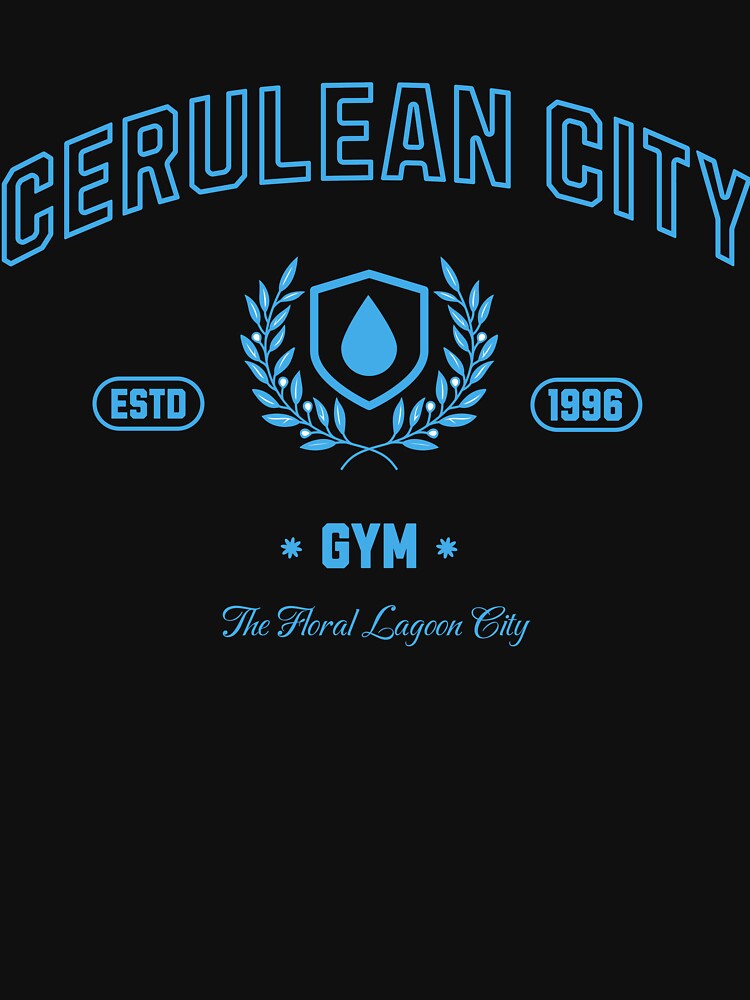 Cerulean City Gym college Cascade badge Misty japanese by Daniel Harrison