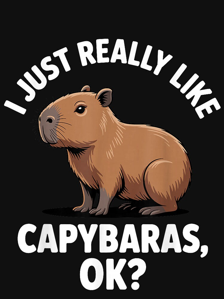 Funny Capybara Art for Men Women Kids Capy Rodent Capybara Art for Men Women Kids , Capybara Gift Lover by DZIRI NAJAT