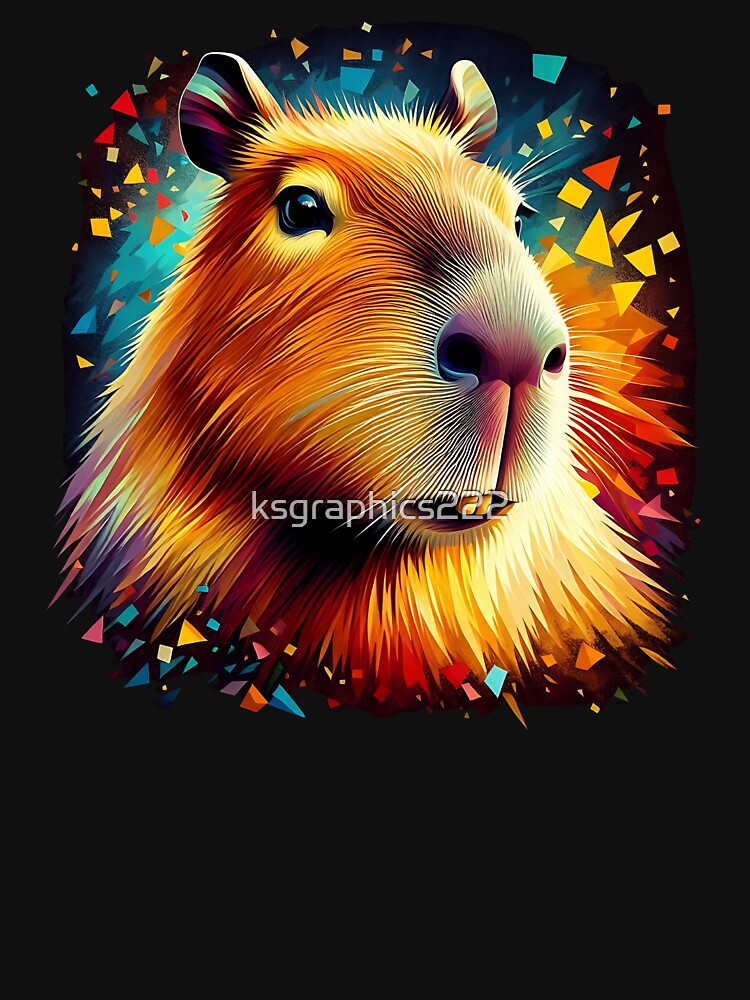 Capybara Art #63 | Capybara Lovers by ksgraphics222