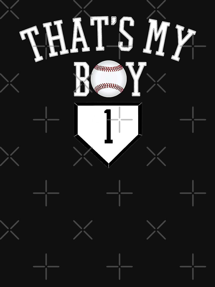 1 That's My Boy Baseball Number Baseball Mom Baseball Dad by MichelSorour