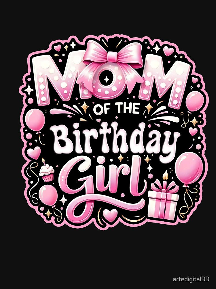 Birthday Girl Family Party – Matching Birthday Celebration Graphic by artedigital99