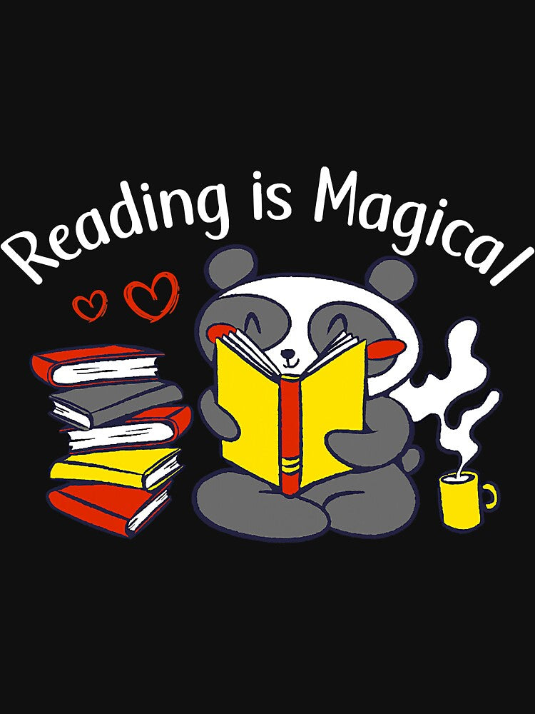 Reading Is Magical Panda Book Lover by unassertive19