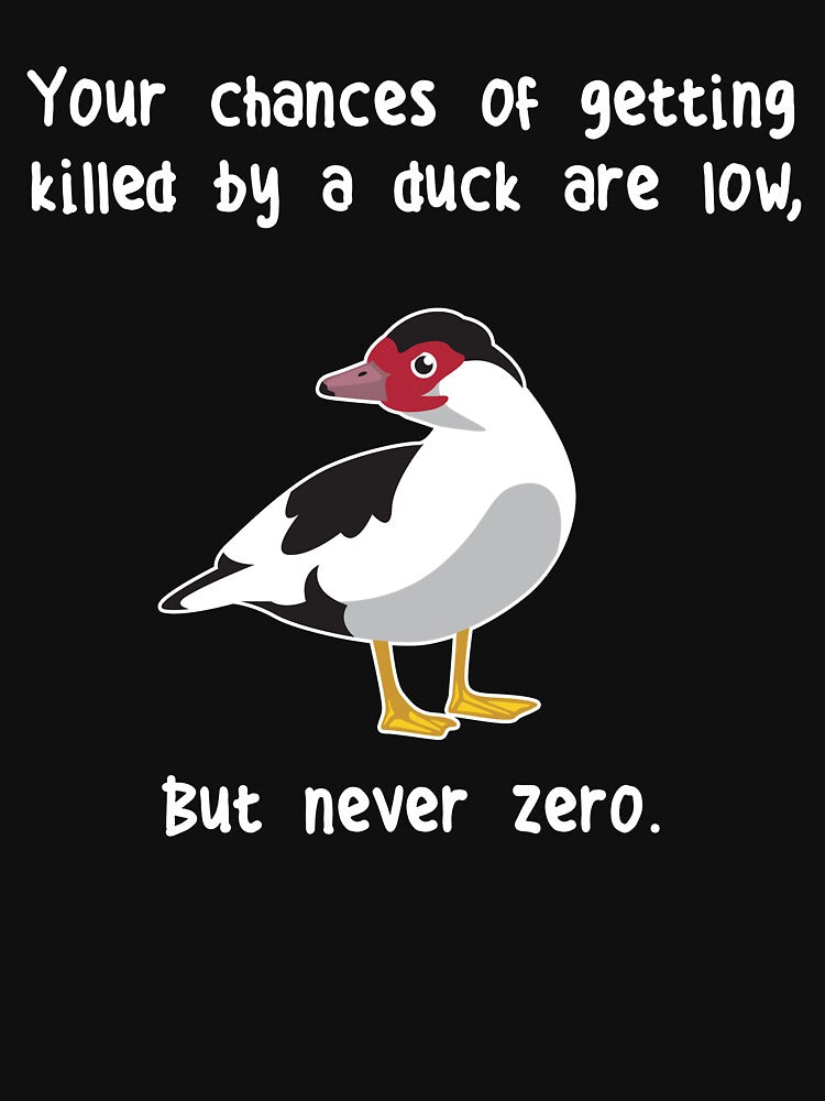 Muscovy Duck Never Zero by Clara Hollins
