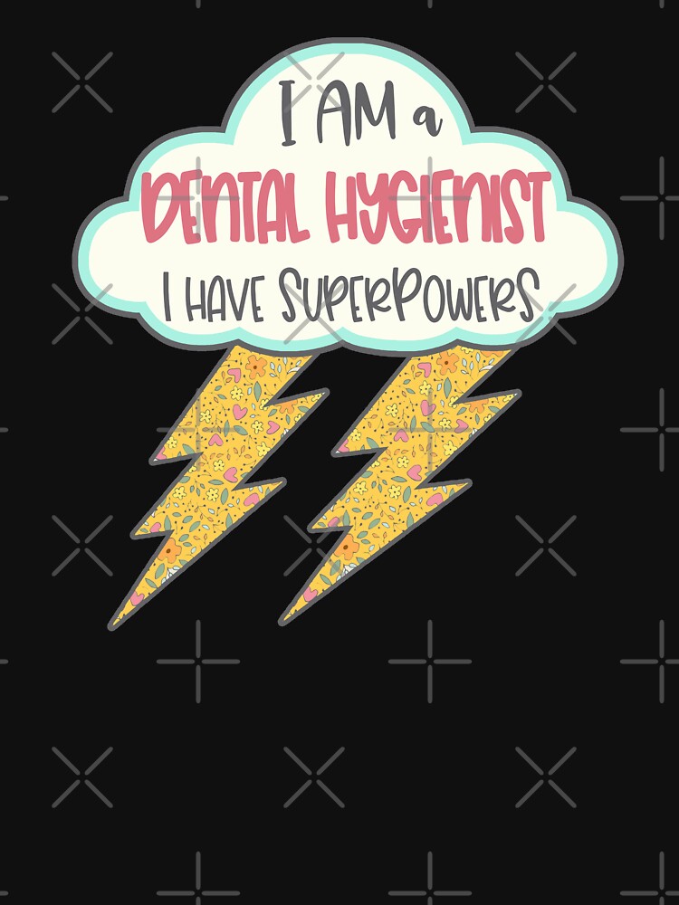 Retro Dental Hygienist Superpowers Bolt by GrimButterfly