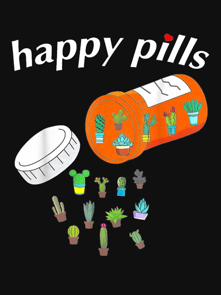 Happy Pills Succulent Cactus Plants Gardening by coraclr
