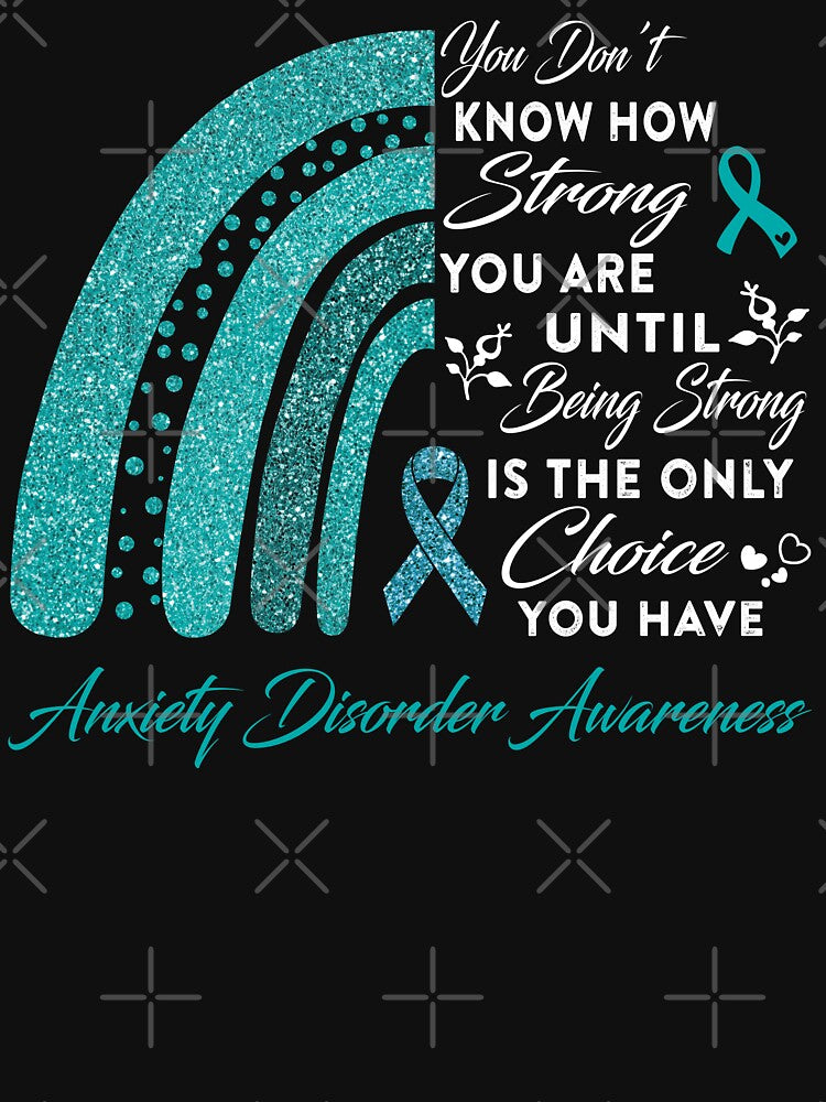 You Don't Know How Strong You Are Rainbow Anxiety Disorder Awareness by Gillosina