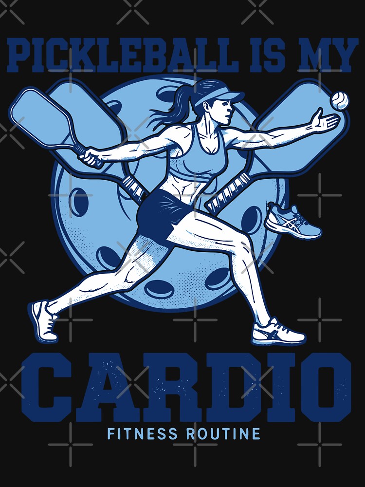 Pickleball Is My Cardio Fitness Routine Funny by LuminOrb