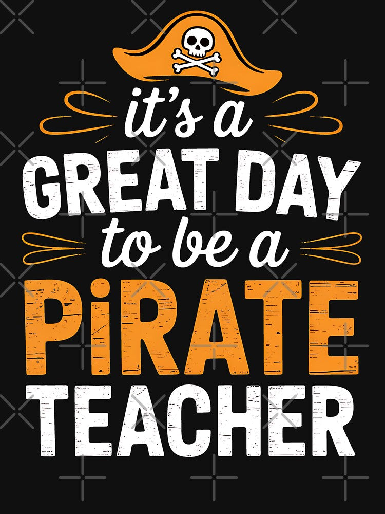 Pirate Teacher Theme for School Staff Showing Mascot by BakeryDozen