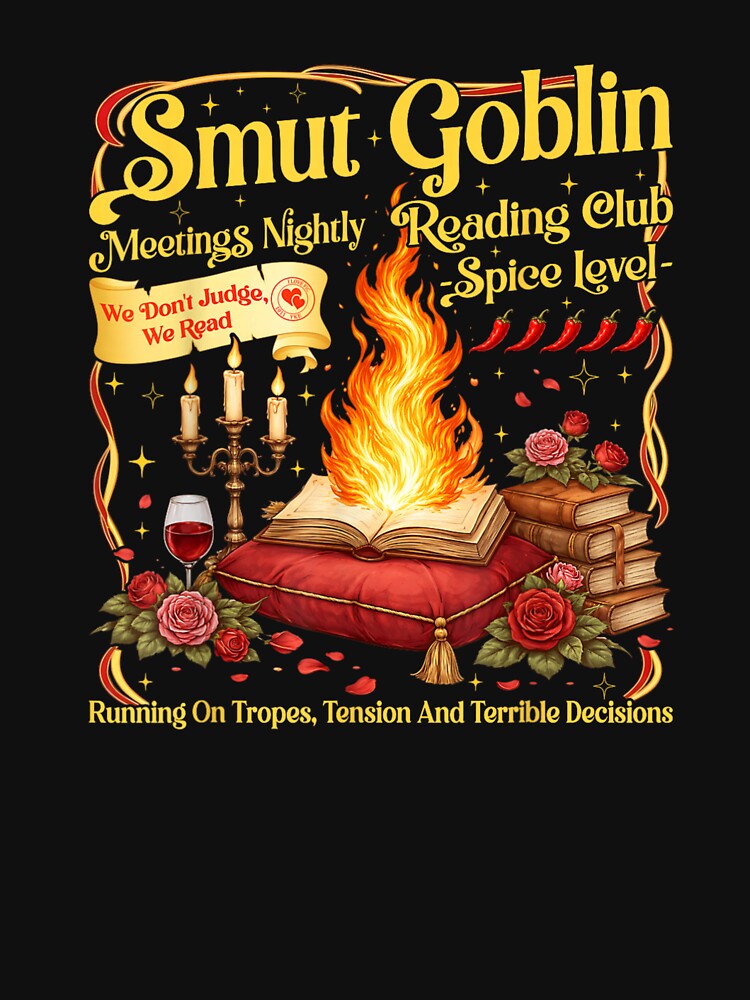 Smut Goblin Reading Club Funny Spicy Book Lover Shirt by NgumohaLanke