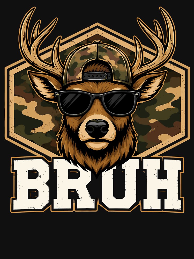 Bucks Camo Bruh Funny Deer Hunting by gordonbwyashop