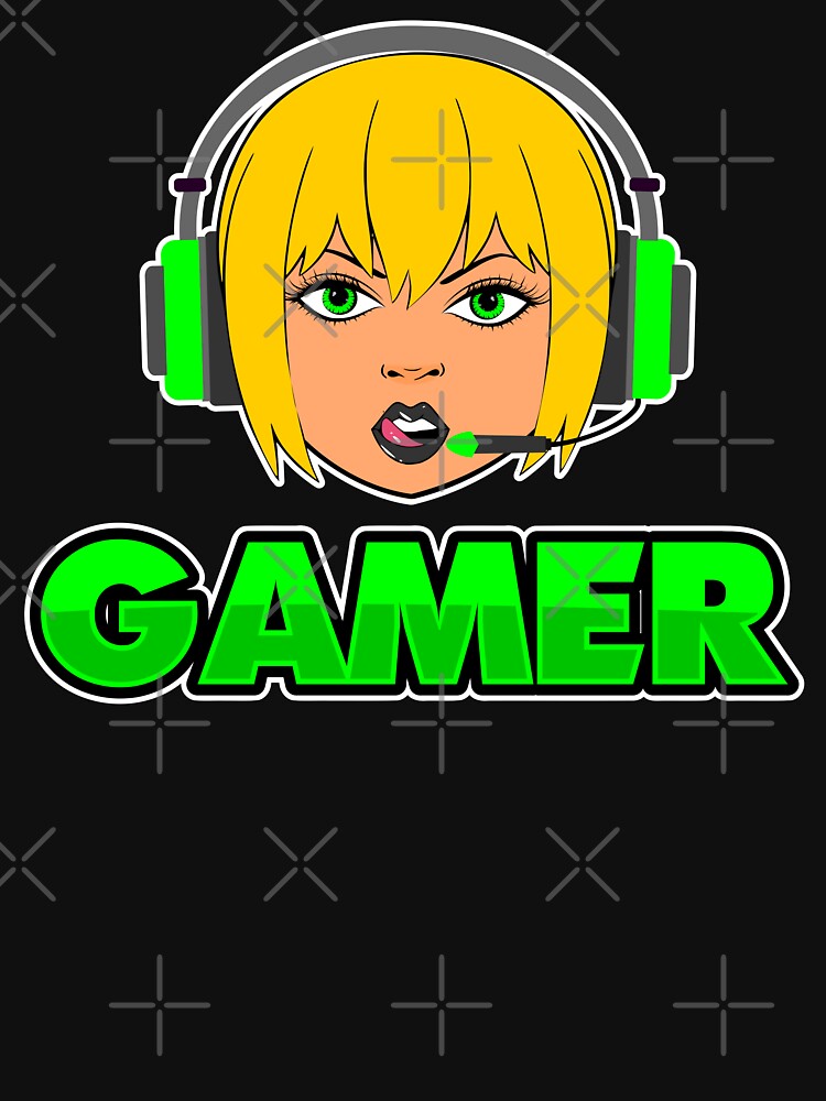 BLONDE GAMER GIRL by Chaos Apparel