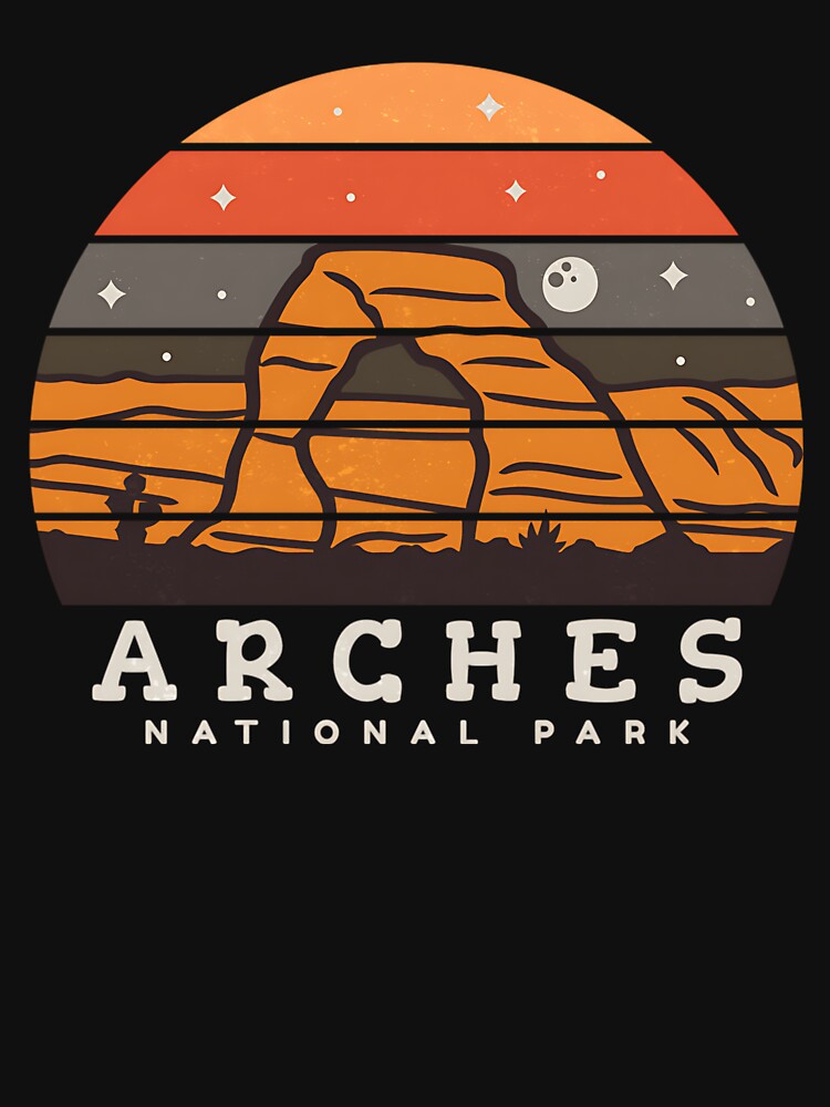 Arches National Park Moab Utah Vintage by Georgidy