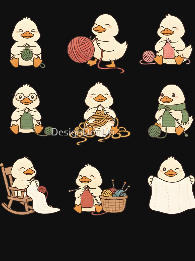 Cute Goose Crocheting, Funny Yarn Lover, Crochet Gift for Women, Animal Crochet, Goose Yarn Craft Graphic by DesignDenDo ⭐⭐⭐⭐⭐