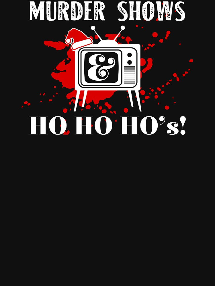 Murder Shows Ho Ho Christmas True Crime Fan print by jakehughes2015